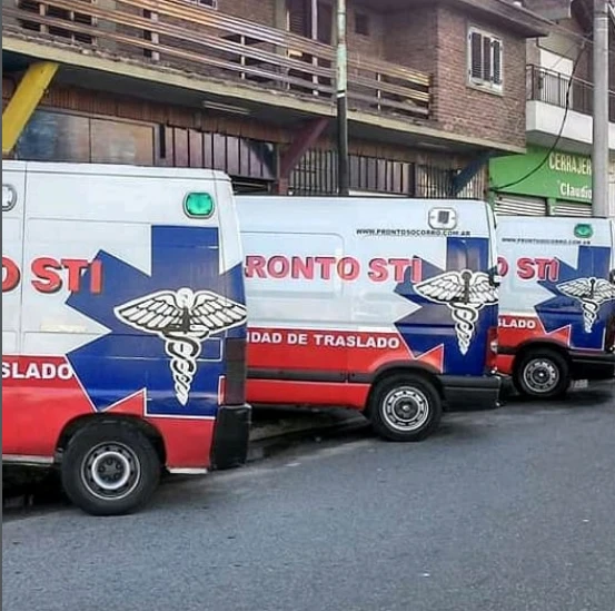 Flota de ambulancias de Pronto Socorro
